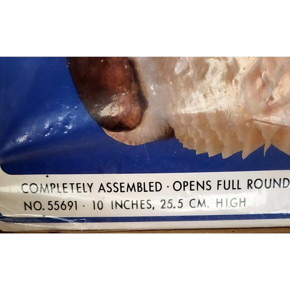 Vintage NOS 1986 Honeycomb Teddy Bear Centerpiece Beistle Tissue 10" USA - Picture 3 of 7